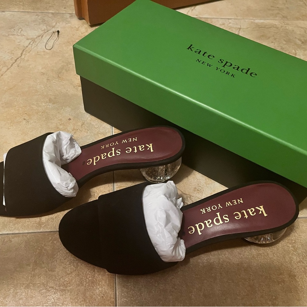 Kate Spade Black Sandals with Sleek Design